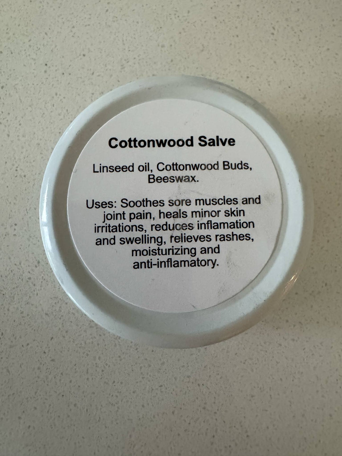 Organic Cottonwood Bud Salve